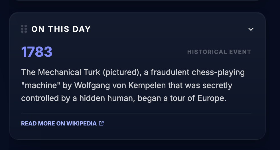 Wikipedia widget